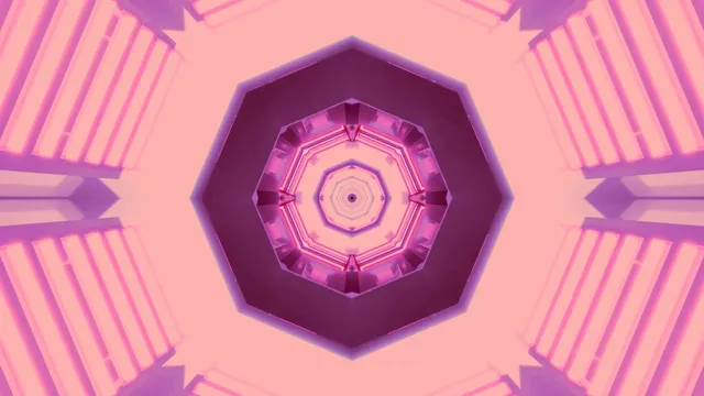 Túnel Neó Rosa Estalviapantalles 4K UHD 60fps Vj Loop