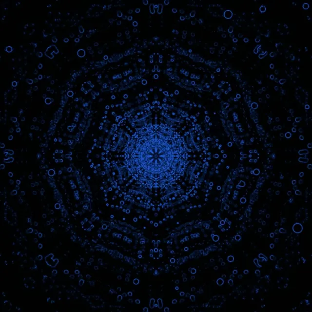 Neon Tunnel Magenta Fractal Rings Vj Loop 1:1 Square 60fps Screensaver