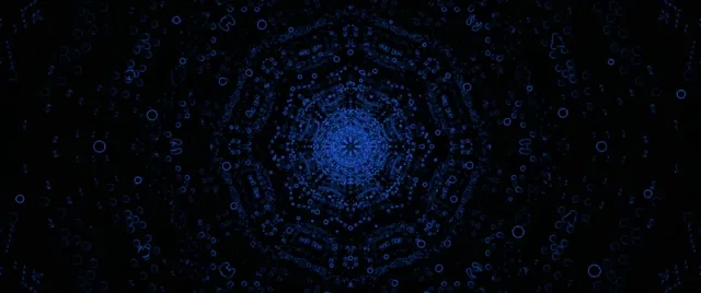 Magenta Fractal Hexagon Neon Tunnel VJ Loop 2.39:1 Cinemascope 60fps Screensaver