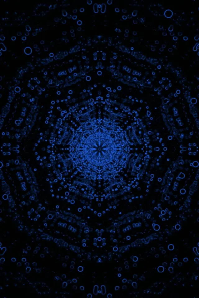 Túnel de Neón Vórtice Mandala Rosa Salvapantallas 2:3 Photo Portrait 60fps VJ Loop