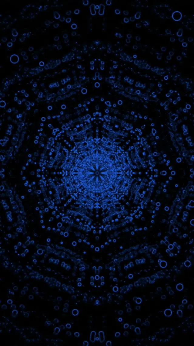 Neon Tunnel Pink Fractal Mandala Vortex 9:16 Reels 60fps Screensaver Vj Loop