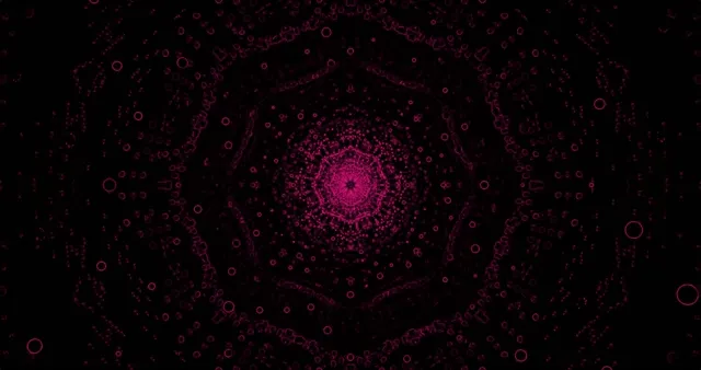 Roze Neon Tunnel Schermbeveiliging 4K UHD 60fps VJ Loop