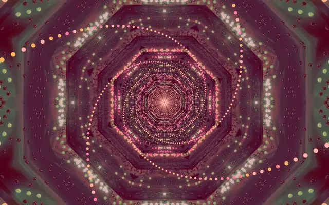 Túnel Neón Rosa Salvapantallas 60fps 16:10 MacBook VJ Loop