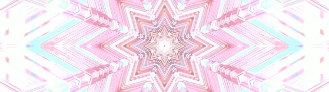 네온 터널 핑크 스타 만화경 VJ Loop 32:9 Super Ultrawide 60fps 화면보호기