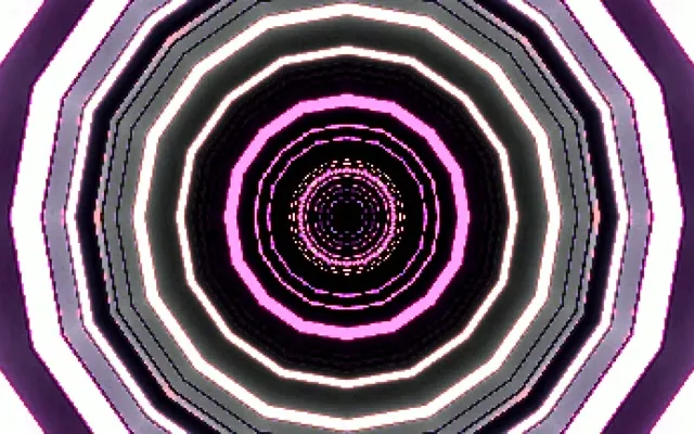 Neon Tunnel Pink Octagon Vortex Vj Loop 60fps 16:10 Macbook Screensaver