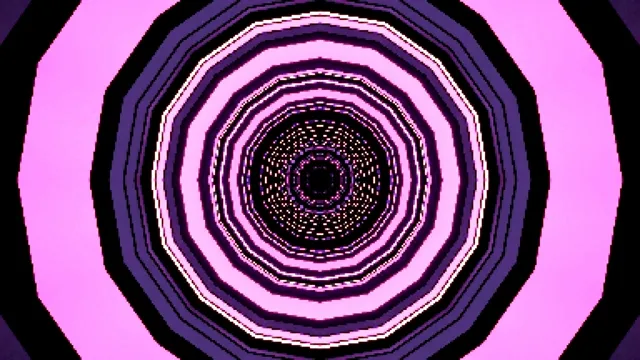 Pink Purple Neon Tunnel Screensaver 4K UHD 60fps VJ Loop
