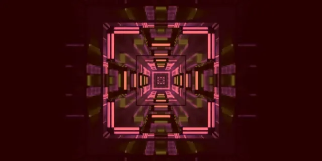 Túnel Neon Grade Rosa VJLoops 2:1 Univisium 60fps Screensaver