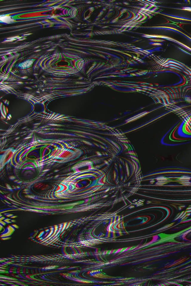 Psychedelic Neon Tunnel | 9:16 Portrait 60fps VJ Loop Screensaver