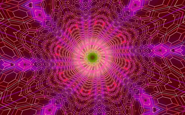 Neon Tunnel Kaleidoscope Vortex Vj Loop 60fps 16:10 Macbook Screensaver