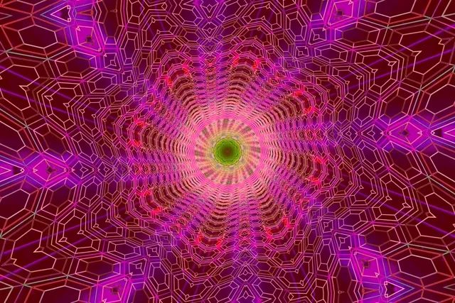 Неоновий Тунель Калейдоскоп VJLoops 3:2 Surface 60fps Заставка