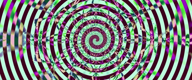 Tunnel Neon Vortice Spirale Ipnotico VJ Loop 2.39:1 Cinemascope 60fps Screensaver