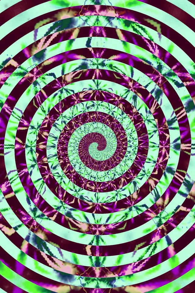 VJLoops Neon Tunel Espiral Mandala 2:3 argazki bertikala 60fps pantaila-babeslea