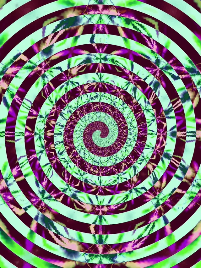 Neon Tunelio Spiralinis Sūkurys VJLoops 3:4 iPad Portrait 60fps Ekrano užsklanda