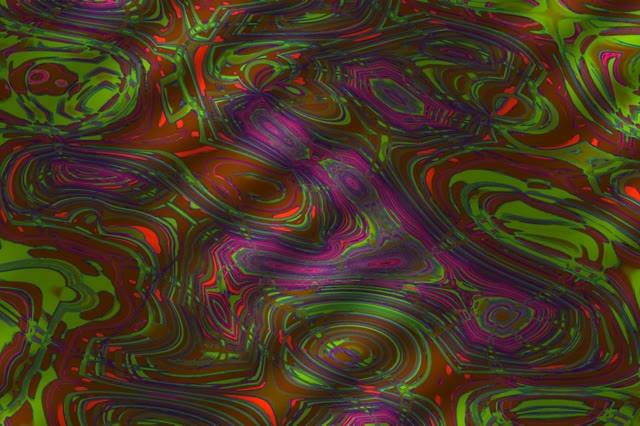 Psychedelic Neon Tunnel VJ Loop 60fps 3:2 Surface Swirling Colors Screensaver