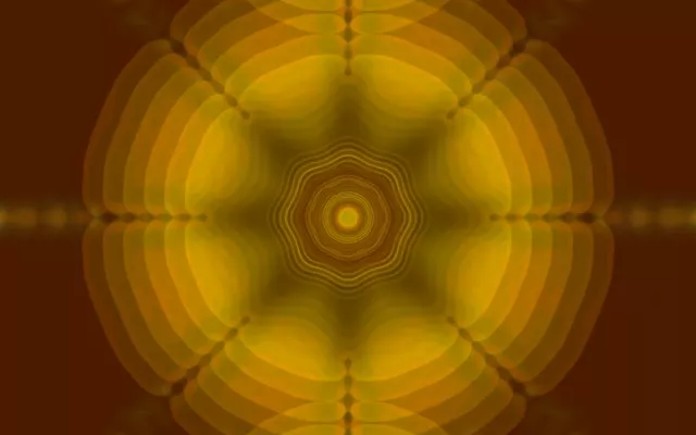 نفق النيون متحدة المركز النابضة 16:10 Macbook 60fps حامي الشاشة VJ Loop