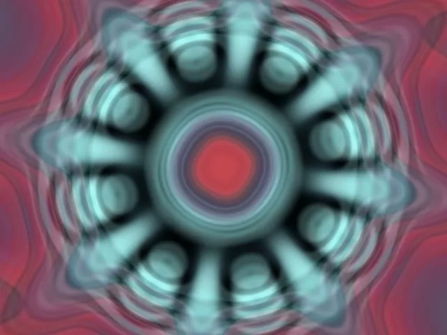 Plakantis Žalias Neon Tunelis 4:3 Klasikinis 60fps VJLoops Ekrano Užraktas