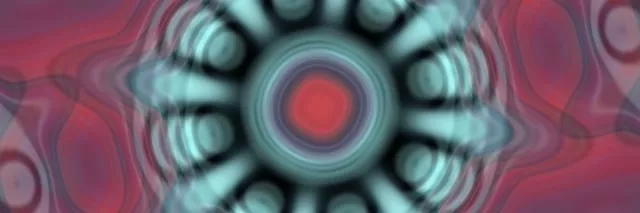 Pulsating Gear Neon Tunnel 3:1 Ultrawide 60fps VJLoops Screensaver