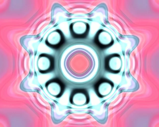 Tuneli Neon Ingranazhi Pulsues 5:4 Industrial VJ Loop 60fps Screensaver