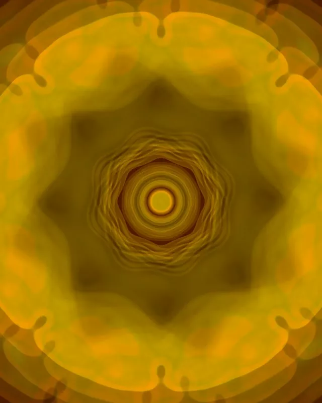 パルセーティング ゴールデン ネオンタンネル 4:5 Instagram 60fps スクリーンセーバー VJLoop