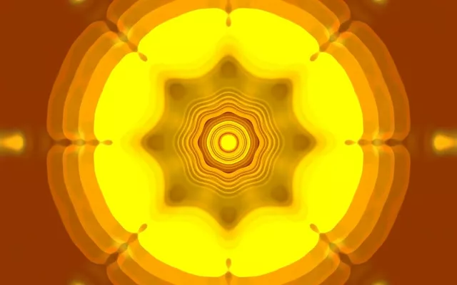 パルセーティング ゴールデン スター ネオン トンネル 16:10 MacBook 60fps VJLoops スクリーンセーバー