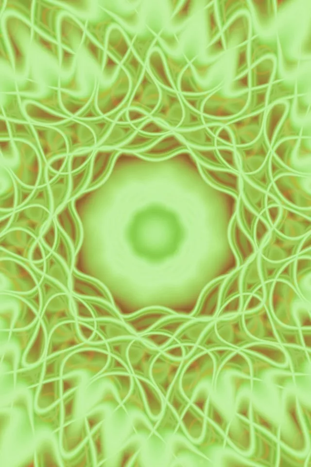 Pulserende Groene Neon Tunnel | 2:3 Portrait 60fps Screensaver VJLoops