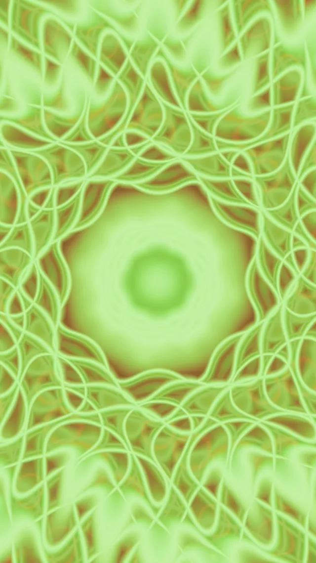 Pulsating Green Neon Tunnel 9:16 Reels 60fps VJ Loop Screensaver