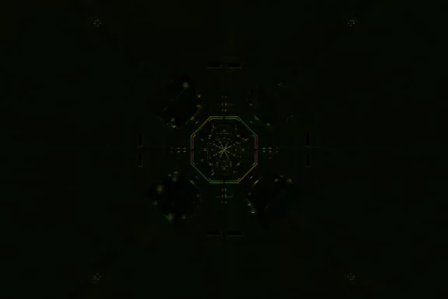 Pulsating Hexagon Neon Tunnel | 3:2 Surface 60fps Screensaver VJ Loop