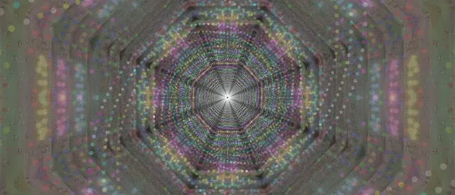 Pulsating Hexagon Neon Tunnel VJ Loop 21:9 Ultrawide 60fps Screensaver