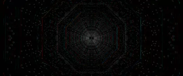 Pulsating Hexagon Neon Tunnel VJLoops 2.39:1 Cinemascope 60fps Screensaver