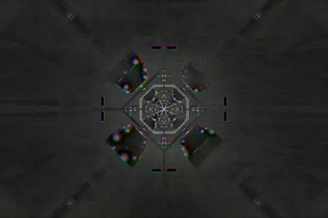 Tuneli Neon Pulsating Hexagon VJLoops Loop 3:2 Surface 60fps Screensaver