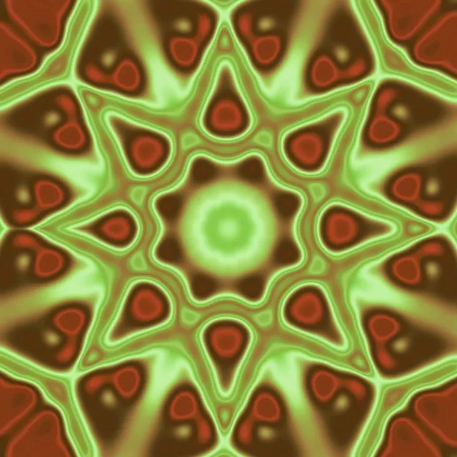 Pulsiranje Kaleidoskop Neon Tunel VJLoops 1:1 60fps Screensaver Animacija