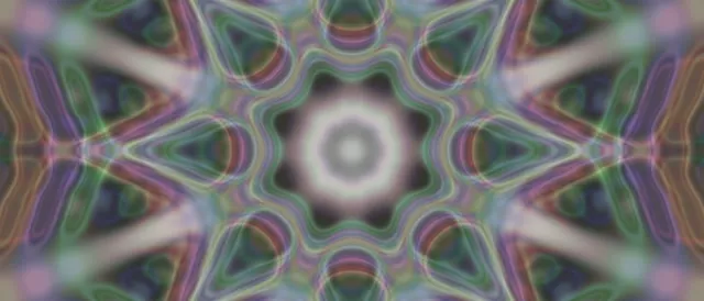 Pulsating Kaleidoscope Neon Tunnel VJ Loop 21:9 Ultrawide 60fps Screensaver