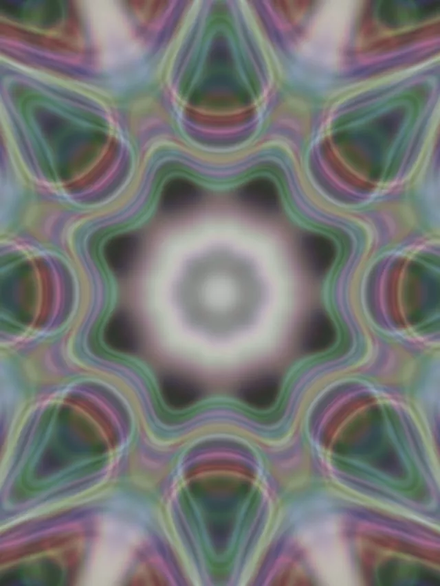 পালসেটিং ক্যালিডোস্কোপ নিয়ন টানেল VJLoops 3:4 আইপ্যাড পোর্ট্রেট 60fps স্ক্রিনসেভার