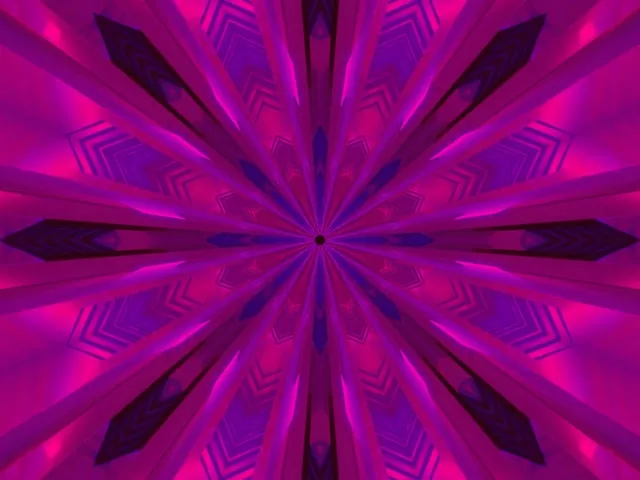Tunnel néon magenta pulsant 4:3 Classique 60fps VJ Loop Économiseur d'écran
