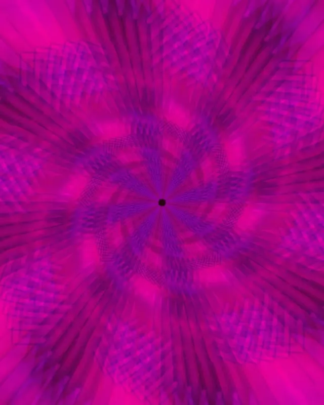 Pulsating Magenta Neon Tunnel | 4:5 Instagram | 60fps VJ Loop Screensaver