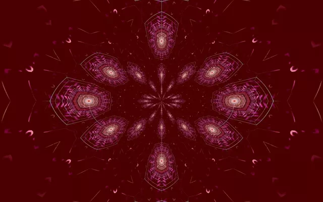 パルセイティングマンダラネオンテンネル 16:10 Macbook 60fps VJLoops スクリーンセーバー