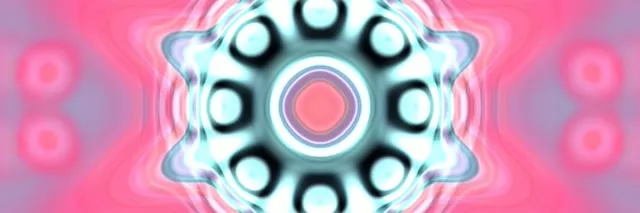 Pulsujący Neon Tunnel Kaleidoscope | 3:1 Triple Wide | 60fps VJLoops Loop Screensaver