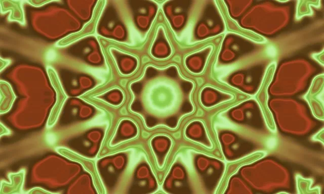 Pulsating Neon Tunnel Kaleidoscope | 5:3 Wide 60fps VJLoops Screensaver