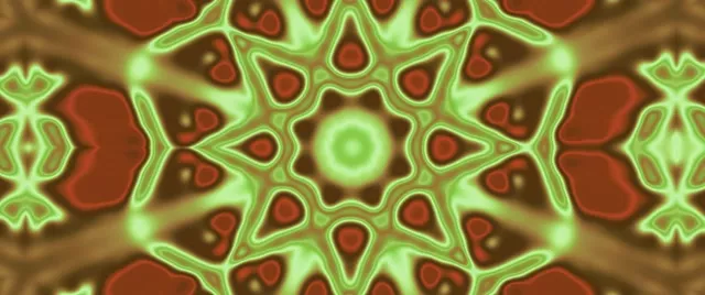 Terowongan Neon Kaleidoskop Berdenyut | VJLoops 60fps 2.39:1 Screensaver