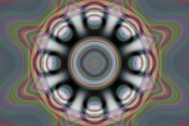 Tuneli Neon Kalejdoskopi Pulsues VJ Loop 60fps 3:2 Screensaver