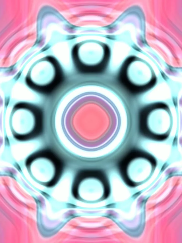 نفق النيون الكاشف النابض 3:4 iPad Portrait 60fps VJLoops شاشة التوقف