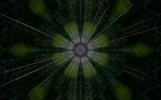 Pulsating Neon Tunnel Vj Loop 16:10 Macbook 60fps Screensaver