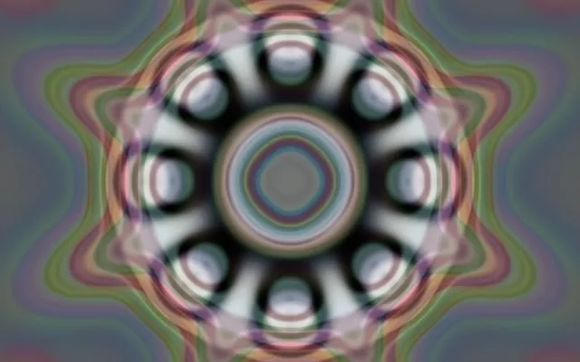 Pulsating Neon Tunnel VJLoops 16:10 Macbook 60fps Screensaver Kaleidoscope