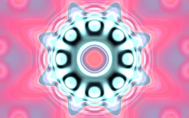 Pulserend Neon Tunnel VJLoops 16:10 MacBook 60fps Screensaver