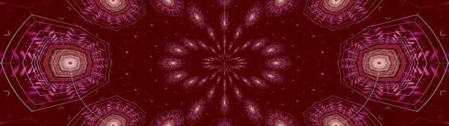 Pulsating Neon Tunnel VJ Loop 32:9 Ultrawide 60fps Screensaver Kaleidoscope