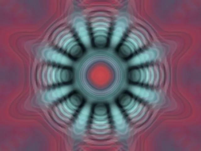 Pulsating Neon Tunnel | VJLoops 4:3 Classic 60fps Screensaver Motion Background