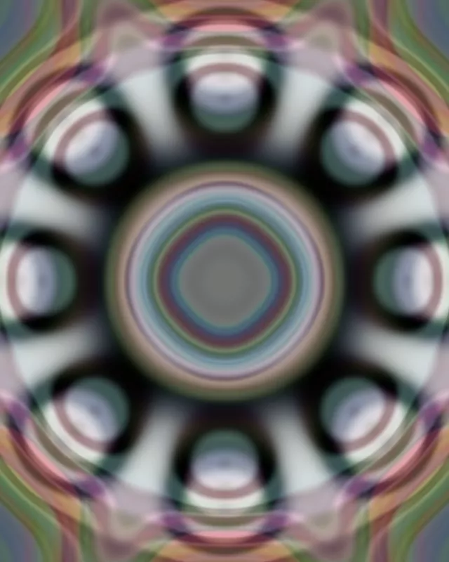 Пульсирующий неоновый туннель VJ Loop 4:5 Instagram 60fps Screensaver