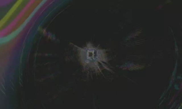 Pulsating Neon Tunnel VJ Loop 5:3 Wide 60fps Screensaver Animation