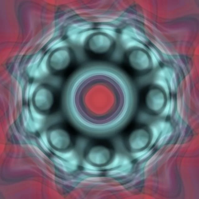 Pulsating Neon Tunnel Vortex | 1:1 Square 60fps Screensaver VJLoops