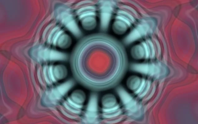 Pulsating Neon Tunnel Vortex 16:10 Macbook 60fps Screensaver VJ Loop